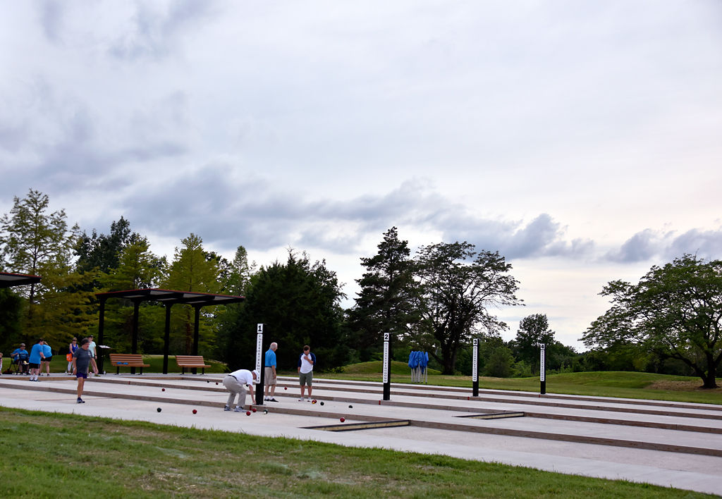Columbia Department of Parks and Recreation opened four new bocce ball courts